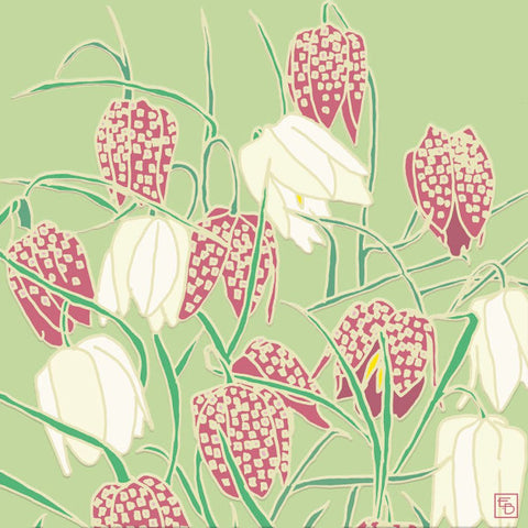Fritillary Greetings Card