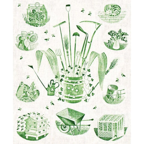 Garden Implements by Ravilious Greetings Card