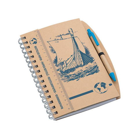 Notebook Recycled A5 Viking Ship