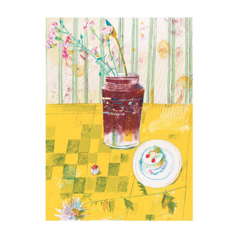 Pink Carnations Greetings Card