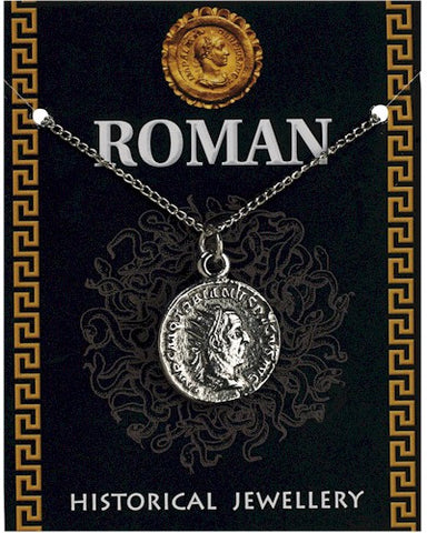 Roman Trajan Coin Pendant