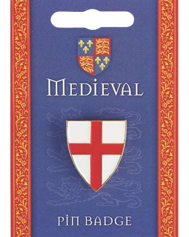 Medieval St George Enamel Pin Badge