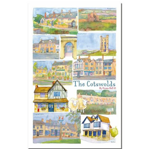 Cotswolds Tea Towel - Emma Ball