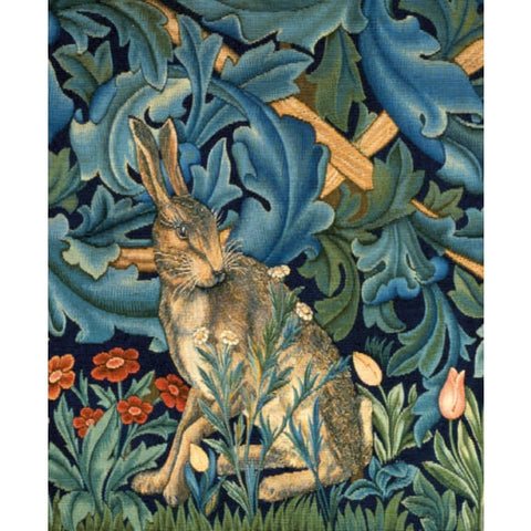 The Hare from The Forest Tapestry Greetings Card
