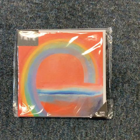 Rainbow painting card