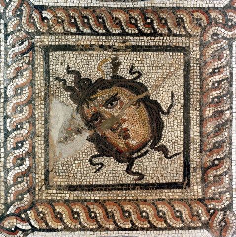 Medusa Mosaic Postcard