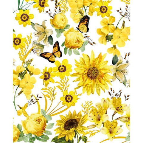 Yellow Butterflies Greetings Card