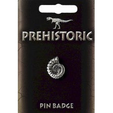 Ammonite Pin Badge Pewter