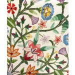 Bed Cover Embroidery Greetings Card