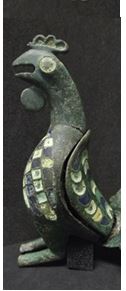 Bronze Cockerel Magnetic Bookmark