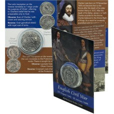 English Civil War Coin - Oliver Cromwell