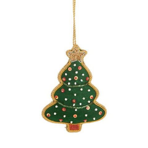 Christmas Tree Embroidery Decoration