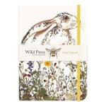 Wild Flower Hare Lined Journal