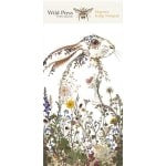 Wildflower Hare Magnetic Fridge Notepad