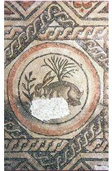 Hare Mosaic Mini Flap Notebook