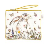 Wild Flower Hare Pouch Bag
