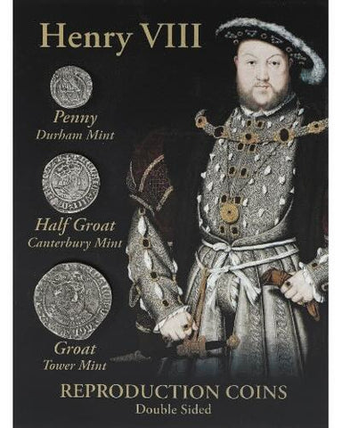 Henry VIII - Set of 3 Coins