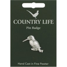 Country Life Kingfisher Pin Badge