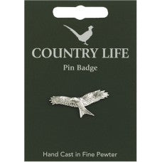 Country Life Red Kite Pin Badge