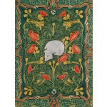 Biding Card (Skull with Flowers)