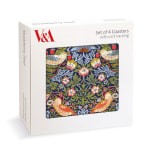 Strawberry Thief Coasters (Set of 4)