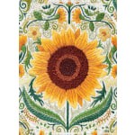 Embroidery Sunflower Greetings Card