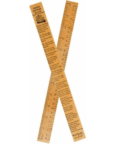 Viking History Ruler - Wooden