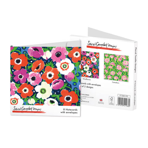 Flora Textile Designs by Sarah Campbell Notecards