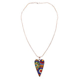 Heart Mosaic Necklace by Baobab Tree Mosaics