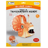 Triceratops Head 3D Mask Card Craft Kit