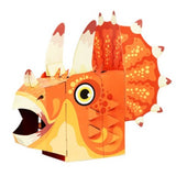 Triceratops Head 3D Mask Card Craft Kit