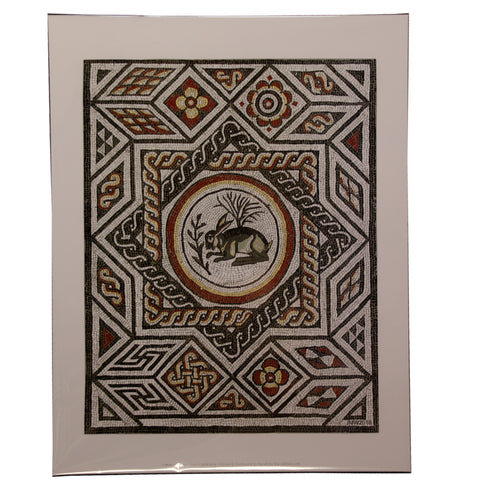 Hare Mosaic Print